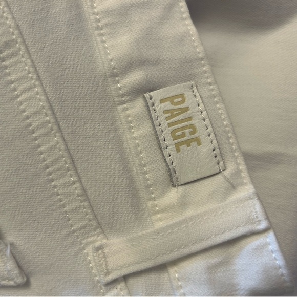 Paige Skyline Bootcut Jeans in Optic White Size 29 - Picture 6 of 12